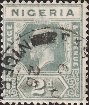 Нигерия 1921 год . King George V , 2 p . Каталог 8,0 фунтов. (1)